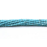 4mm Round Stabilized Turquoise Beads