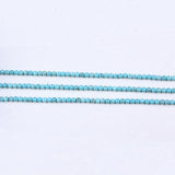 4mm Round Stabilized Turquoise Beads