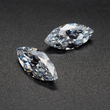D VVS1 Marquise Cut Loose Gemstone 0.2ct-3ct Diamond Moissanite