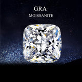 4mm-11mm Cushion Cut D VVS1 Moissanite Stones Loose Beads