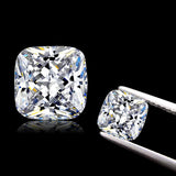4mm-11mm Cushion Cut D VVS1 Moissanite Stones Loose Beads
