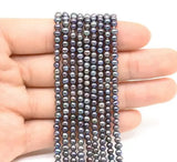 Peacock Seed Potato Freshwater Pearl 3.5-4mm Beads