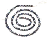 Peacock Seed Potato Freshwater Pearl 3.5-4mm Beads