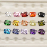 15pcs 4x6mm~10x12mm Octangle CZ Stones