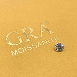 5-10mm IJ Round Brilliant Cut Loose Moissanite VVS1 Beads for Jewelry