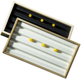 Gemstone Jewelry Display Tray with Loose Diamonds and Colored Gem Stones