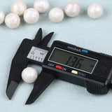 13-14mm Round Freshwater Pearls Pendant Earrings, DIY Hole Punching