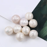 13-14mm Round Freshwater Pearls Pendant Earrings, DIY Hole Punching