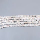 Square Freshwater Pearl Beads - 16x20mm Strand