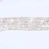 Square Freshwater Pearl Beads - 16x20mm Strand