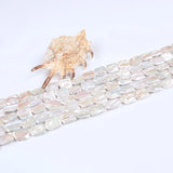 Square Freshwater Pearl Beads - 16x20mm Strand