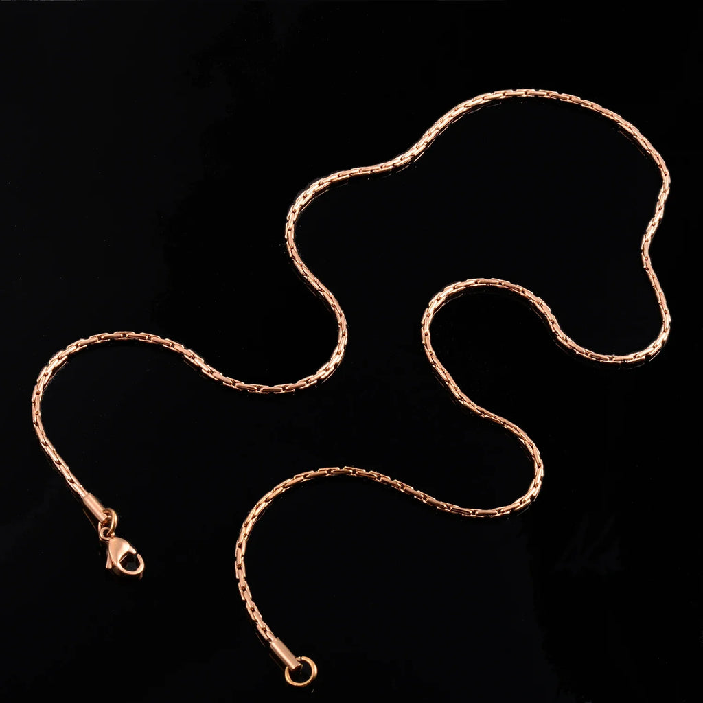 Lordeaf Rose Stainless Steel Necklace for Women