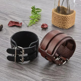 Retro Cowhand Stainless Steel Lock Cowboy Bracelet