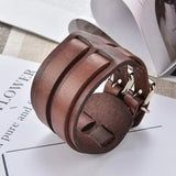 Retro Cowhand Stainless Steel Lock Cowboy Bracelet