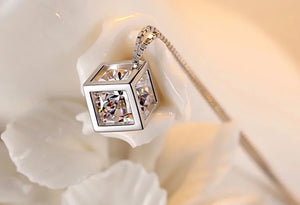 925 Sterling Silver Ladies`pendant Necklace Gift