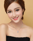 925 Sterling Silver Ladies`pendant Necklace Gift
