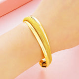 Japanese Layered Open Bracelet Jewelry for Women