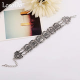 Personality Carved Pattern Rice Beads Short Style Bracelet