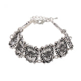 Personality Carved Pattern Rice Beads Short Style Bracelet