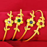 Vintage Plum Blossom Jewelry Bracelet from Japan and South Korea