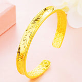 Hot Ladies Rose Flower Delicate Open Bracelet Jewelry