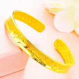 Hot Ladies Rose Flower Delicate Open Bracelet Jewelry