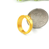European American Twist Ring Live Mouth Adjustable Women's Accessory