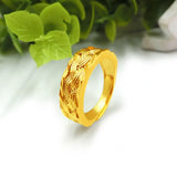 European American Twist Ring Live Mouth Adjustable Women's Accessory