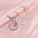 Lost Lady Earrings Geometry Oil Drip Drill Women's Ear Clips