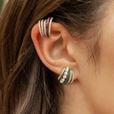 Crystal Earcuffs Rhinestone Cuff Earrings for Women