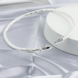 Lady Snake Curved Bar Neck Collar Choker Necklace Rhinestone Statement Jewelry