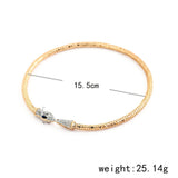 Lady Snake Curved Bar Neck Collar Choker Necklace Rhinestone Statement Jewelry
