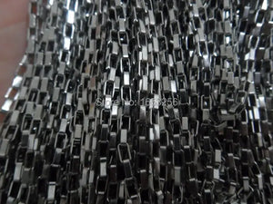 10 Meters Thin 2.5mm Stainless Steel Square Box Link Chain DIY