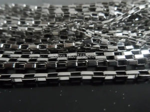 10 Meters Thin 2.5mm Stainless Steel Square Box Link Chain DIY