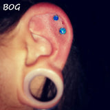 10 Pairs Silicone Flexible Double Flared Ear Plugs Ear Gauge Expander