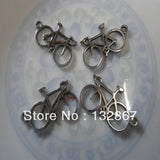 10pcs Bicycle Charms Stainless Steel Pendant Necklace DIY Jewelry Finding
