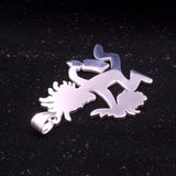 5pcs Stainless Steel Hatchetman with Girls Head Charm Juggalo ICP