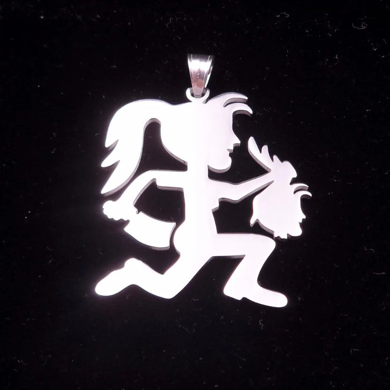 5pcs Stainless Steel Gamer Hatchet Girls With Boy Head Charm