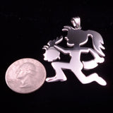5pcs Stainless Steel Gamer Hatchet Girls With Boy Head Charm