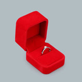 Set of 12 Red Velvet Jewelry Boxes Organizer Case