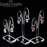 Set of 3 Acrylic Earrings Display Stand Holder