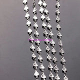 5m Stainless Steel 5mm Girls Heart Chain Link DIY Jewelry