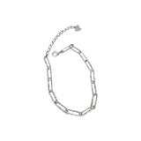 925 Silver Link Chain Bracelet For Girls Summer Gift