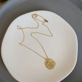 LouLeur 925 Silver Baroque Gemini Pendant Necklace