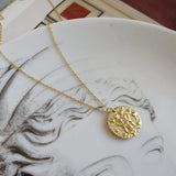 LouLeur 925 Silver Baroque Gemini Pendant Necklace