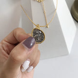 Owl Pendant Necklace 925 Sterling Silver Vintage Coin Jewelry