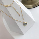 Owl Pendant Necklace 925 Sterling Silver Vintage Coin Jewelry