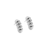 LouLeur 925 Silver Earrings 18K Croissant Studs Women Jewelry