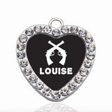Louise Circle Charm Charms Necklace Pendant Jewelry Accessory Making Man Women