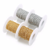 10yd Glossy Stainless Steel Link Chain for DIY Necklace Jewelry Making